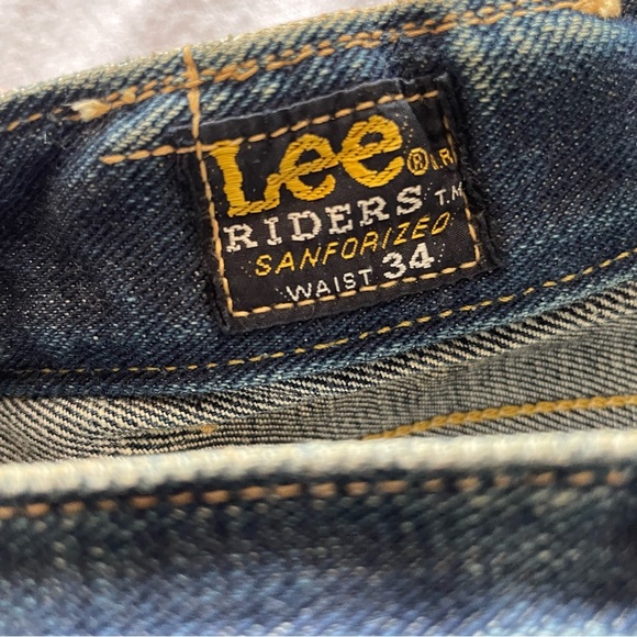 SUPER RARE Lee Riders Japanese Selvedge Taxi Driver Replica Jeans - Size 33 - Picture 9 of 11